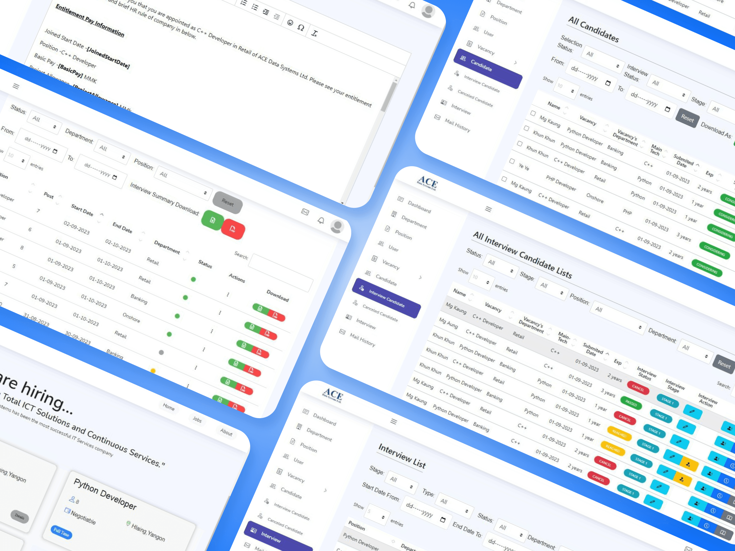 Recruitment and Interview Management System