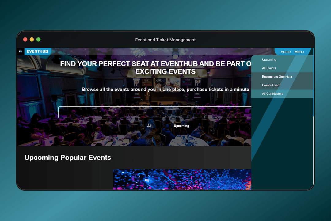 Event and Ticket Management System