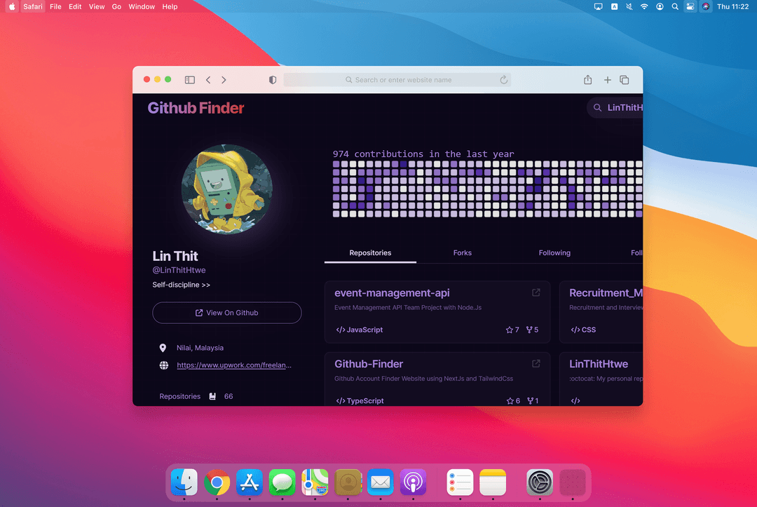 GitHub Finder